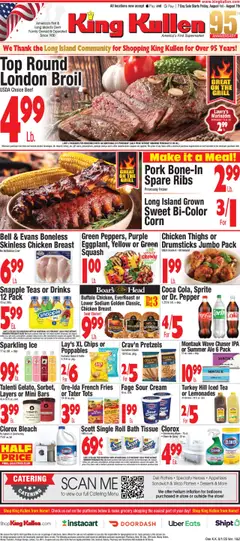 Ad Preview of King Kullen Weekly Ad from 08/01/2025