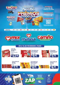 Pré-Visualização do folheto "Ofertas Festival Nestlé" da loja Mateus válido a partir de 09/02/2026
