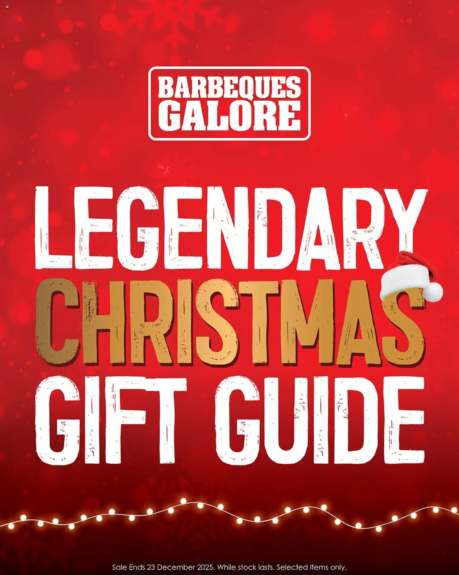 Preview of catalogue Legendary Christmas Gift Guide from shop Barbeques Galore valid 09/12/2025
