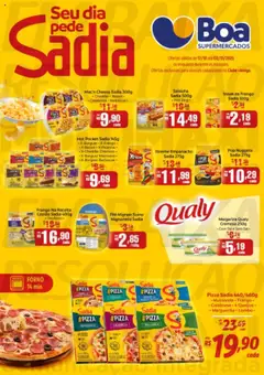 Pré-Visualização do folheto "Ofertas Especial Sadia" da loja Boa Supermercados válido a partir de 17/10/2025