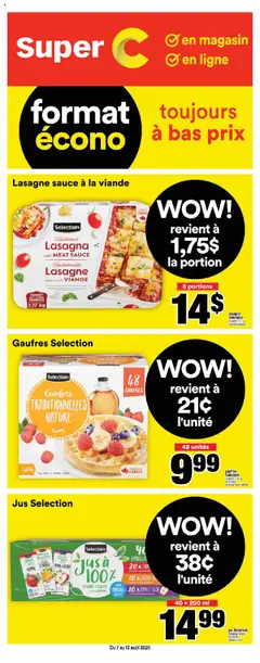 Preview of leaflet Chandler, Daigneault, local 101 500 from shop Super C is valid from Aug 07, 2025