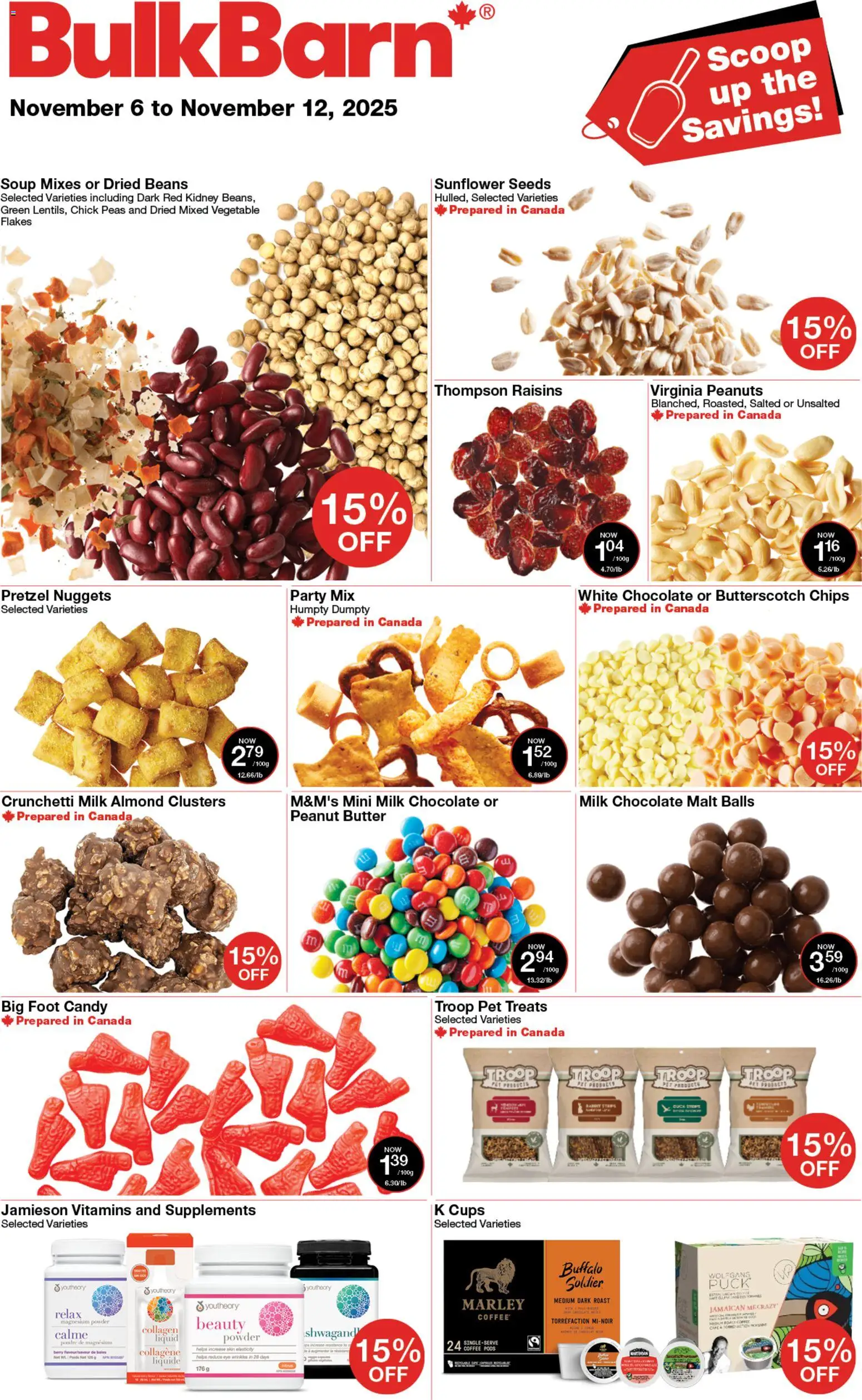 Preview of leaflet Weekly Flyer from shop Bulk Barn is valid from Nov 06, 2025