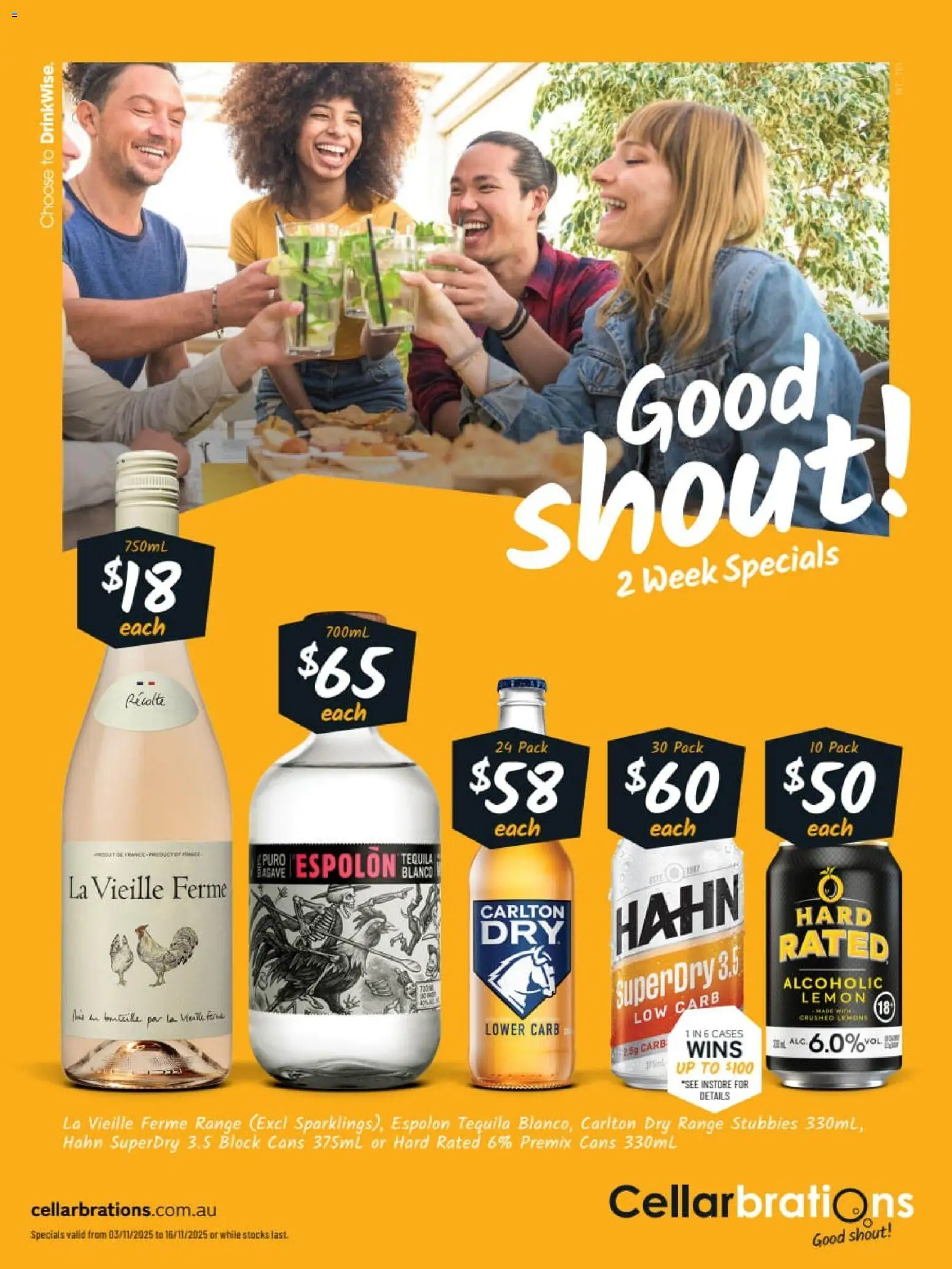 Preview of catalogue Catalogue NT from shop Cellarbrations valid 03/11/2025