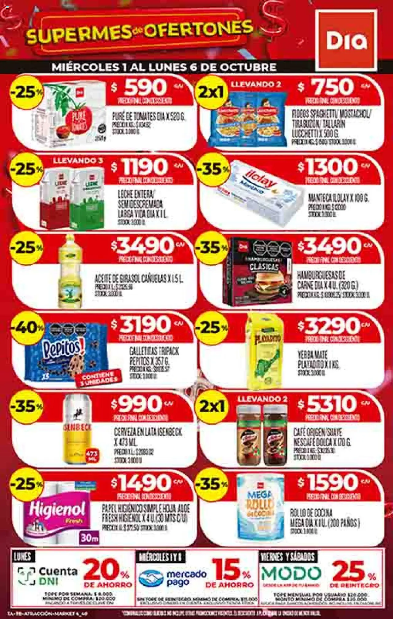 DIA Supermercado Ofertas del 01/10/2025