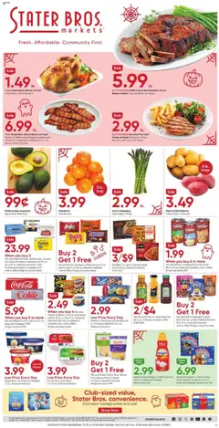 Ad Preview of Stater Bros Weekly Ad from 10/15/2025