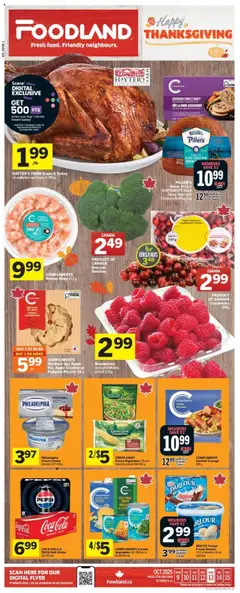 Un aperçu du dépliant Weekly Flyer - NS du magasin Foodland est valide à partir 9 oct. 2025