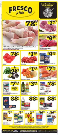 Ad Preview of Fresco y Más Weekly Ad from 09/17/2025