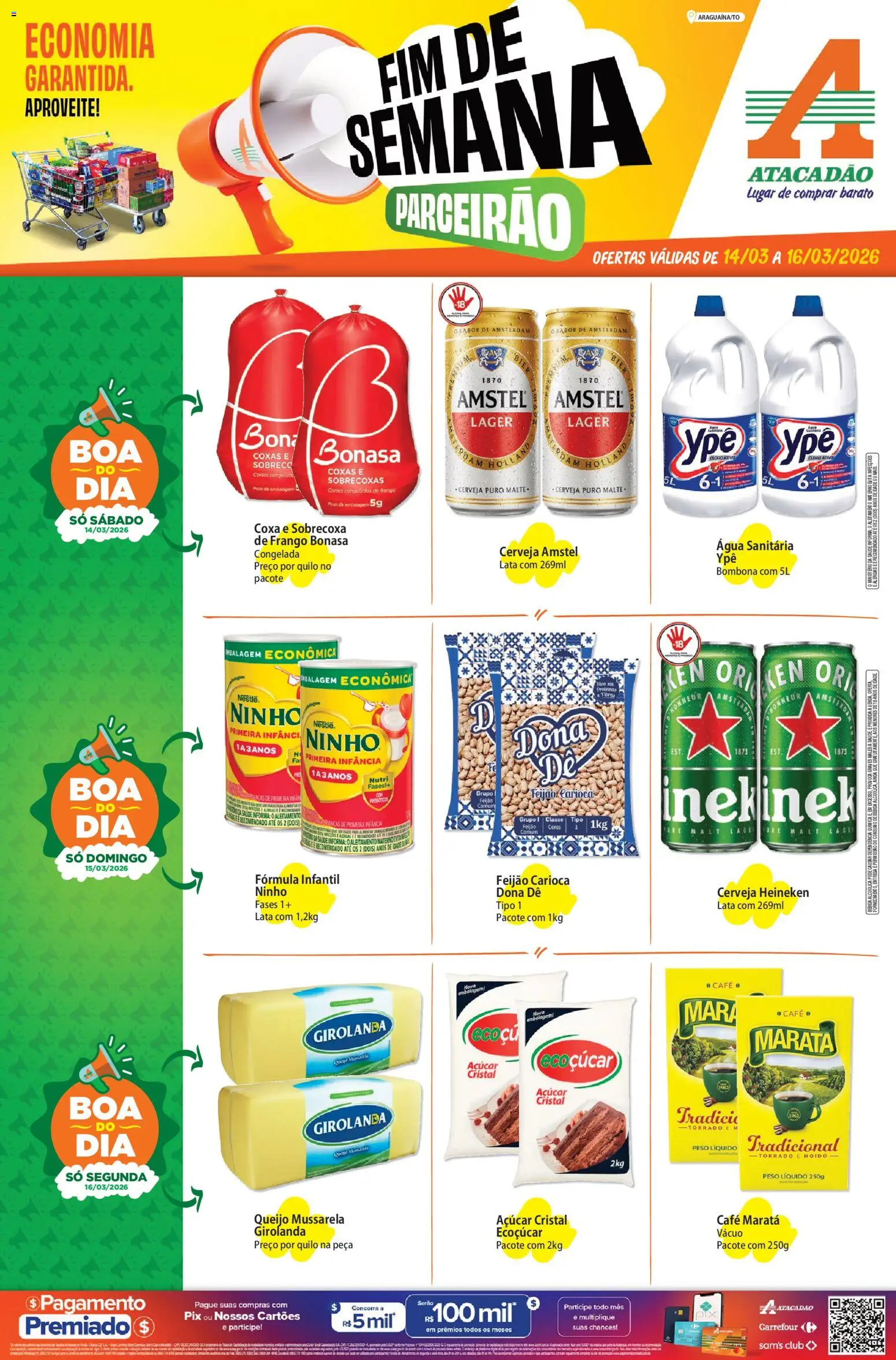 Pré-Visualização do folheto "Atacadão ofertas - TO" da loja Atacadão válido a partir de 14/03/2026