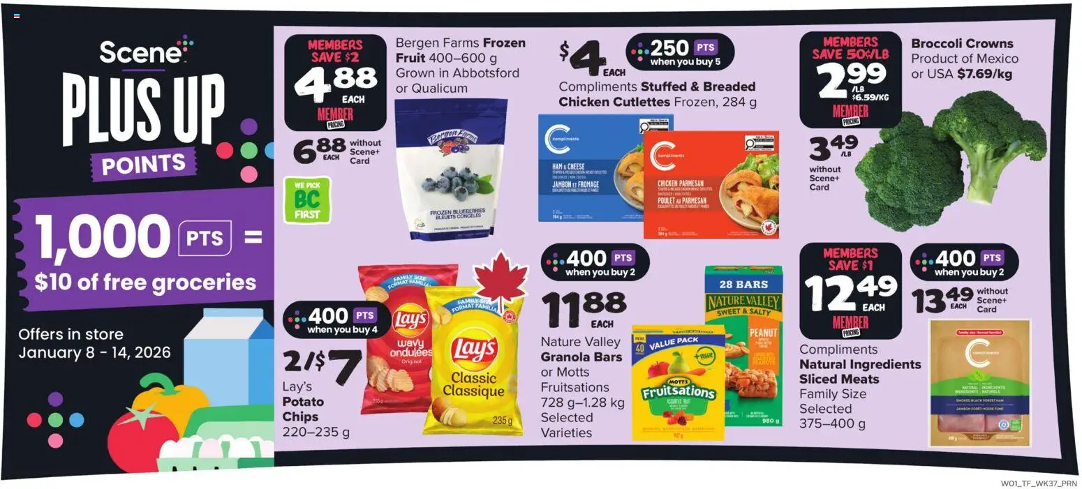 Preview of leaflet Weekly flyer / circulaire from shop Thrifty Foods is valid from Jan 08, 2026