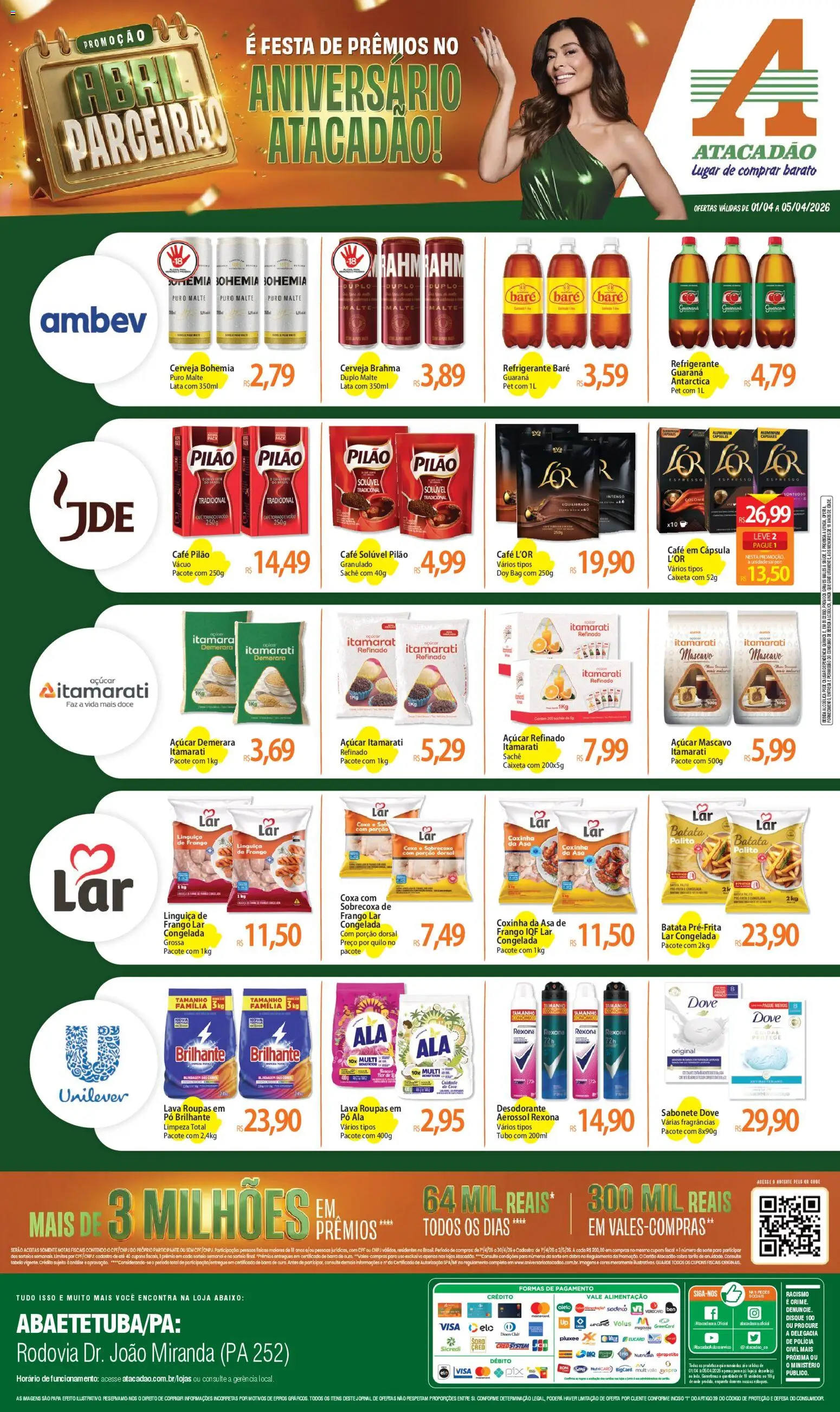 Pré-Visualização do folheto "Atacadão ofertas - PA" da loja Atacadão válido a partir de 01/04/2026