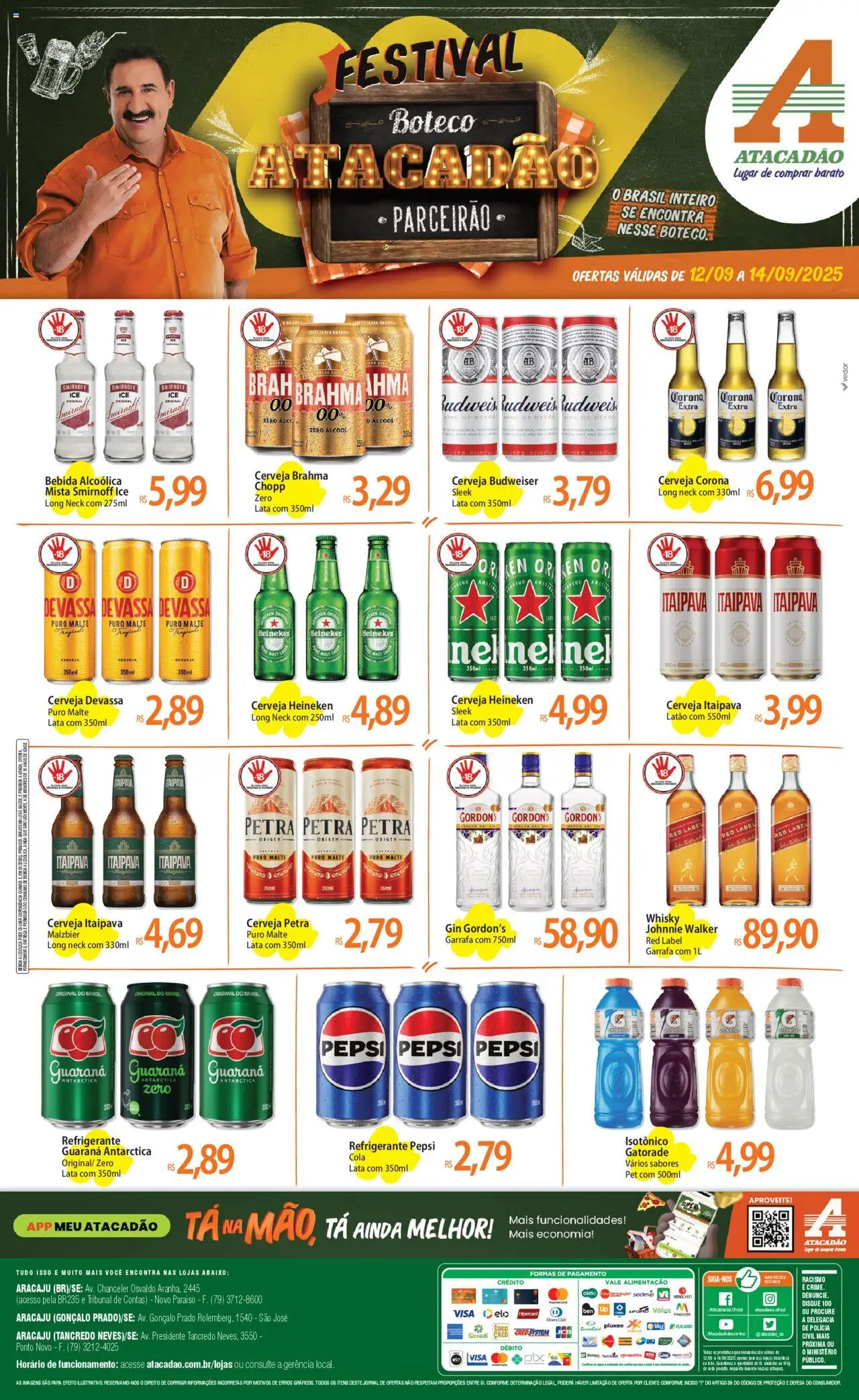 Atacadão folheto "Ofertas - SE" válido a partir de 12/09/2025 - número de página 1