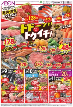 イオンの2026/02/09から2026/02/11までのチラシはここドドーンと!トゥイチ!