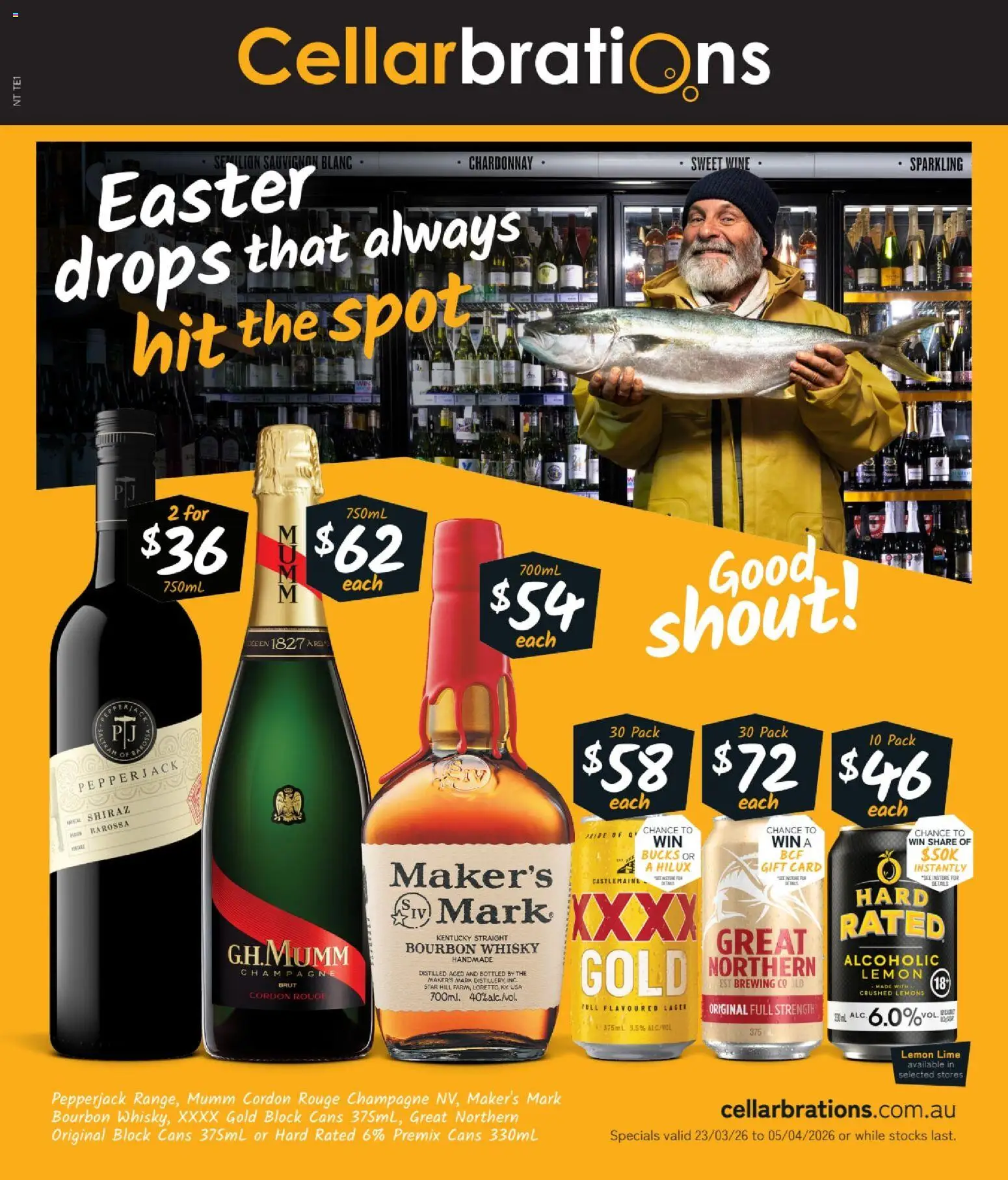 Preview of catalogue Cellarbrations catalogue NT from shop Cellarbrations valid 23/03/2026