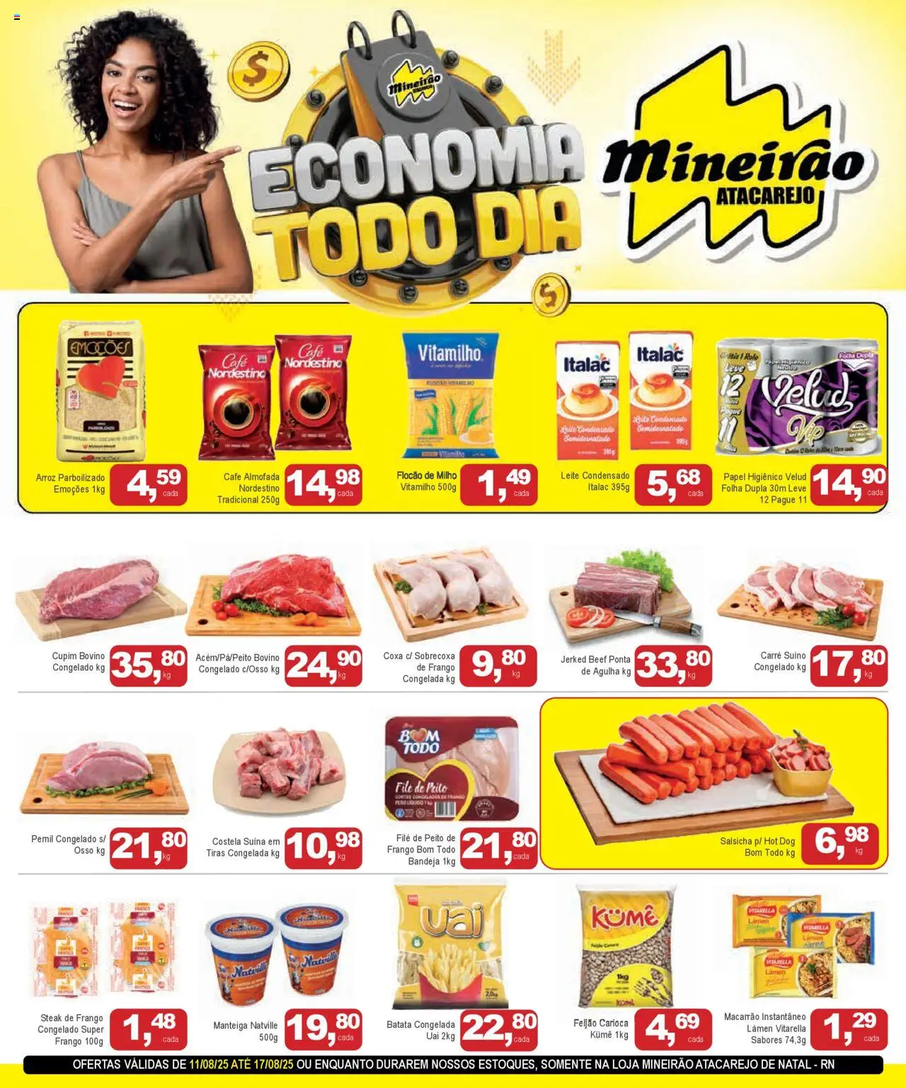 Mineirão Atacarejo folheto "Ofertas da semana" válido a partir de 11/08/2025 - número de página 1