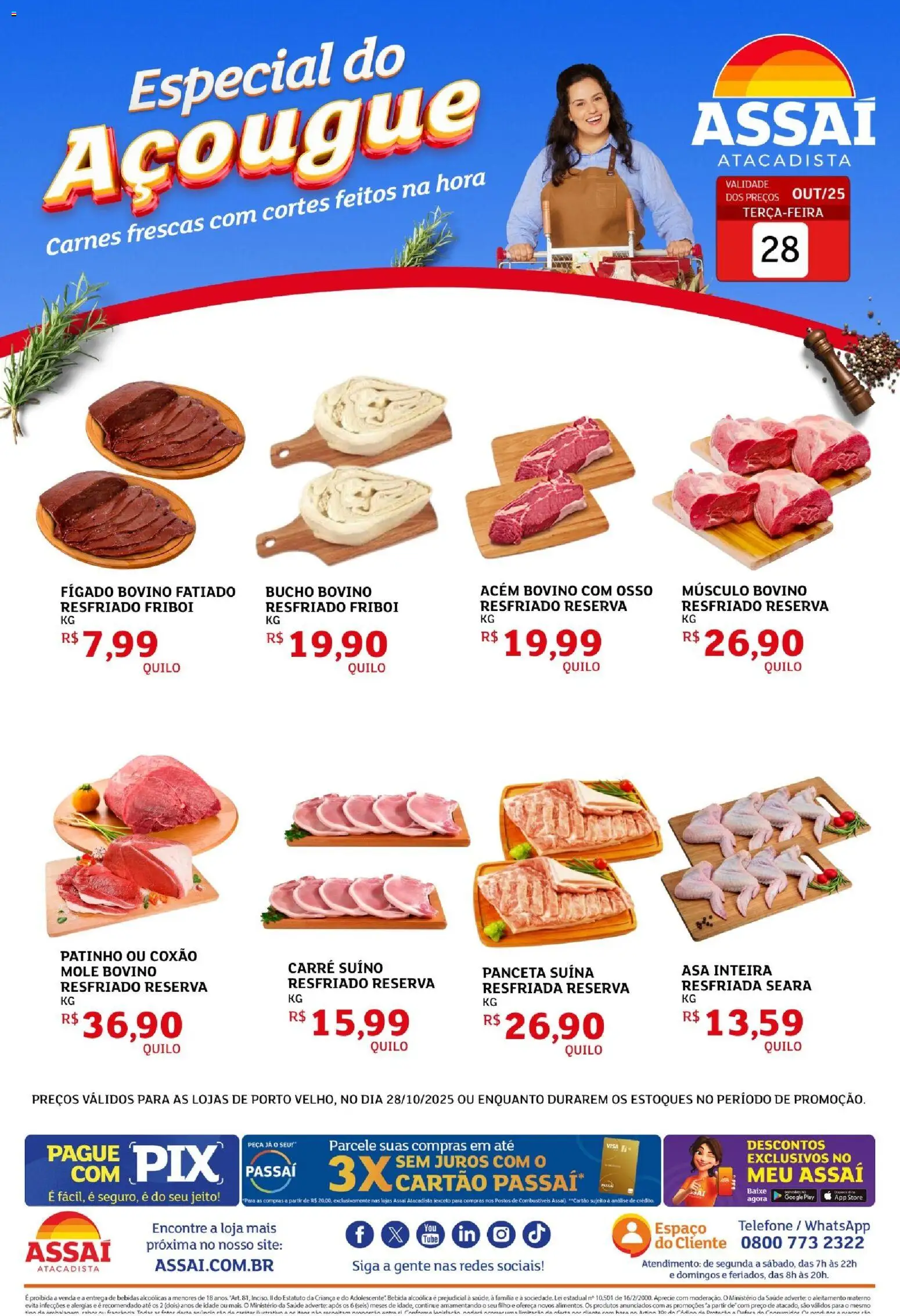 Assaí Atacadista folheto "Encarte - RO" válido a partir de 28/10/2025 - número de página 1