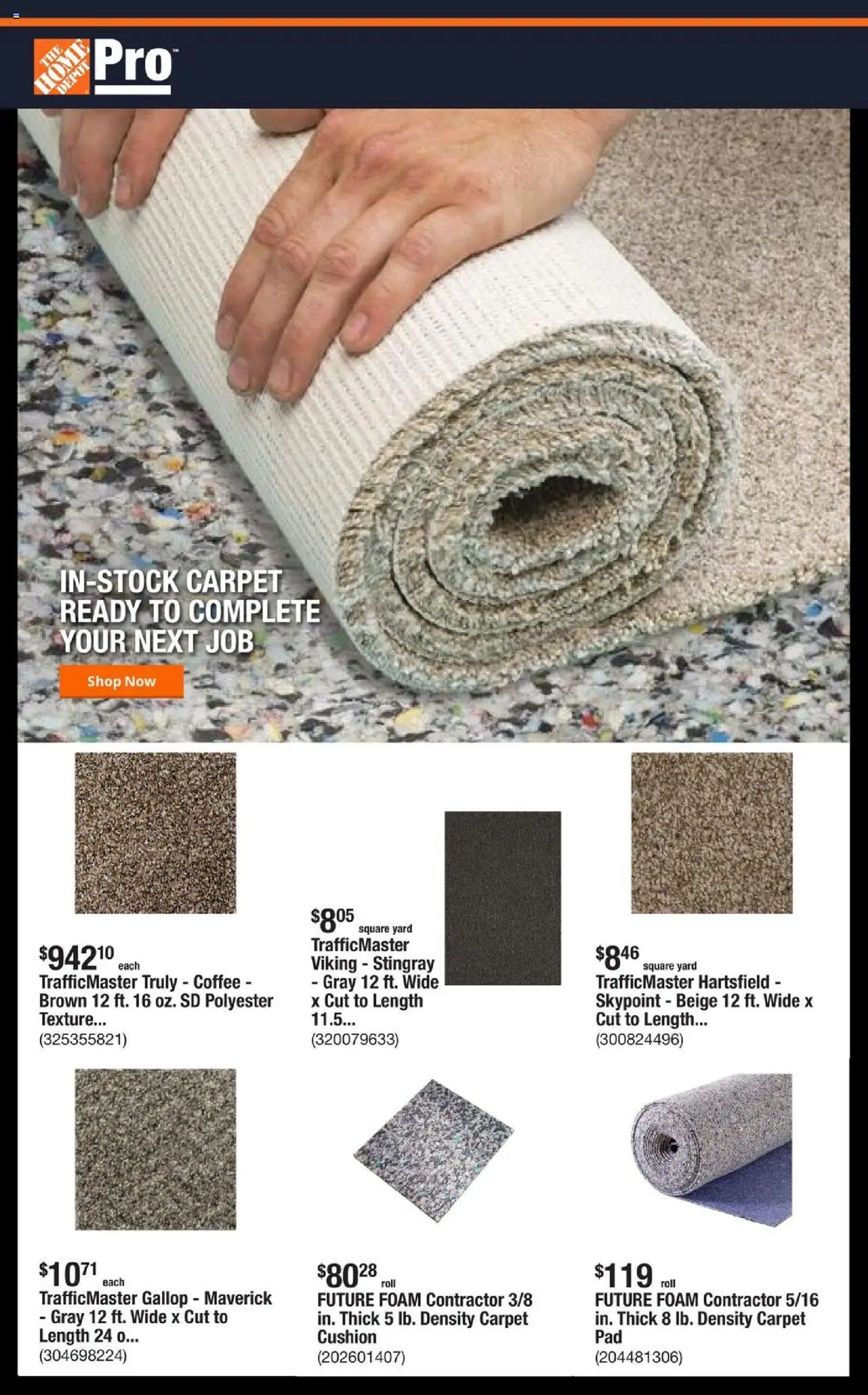 Home Depot Shop Pro Ad - FL from 09/08/2025 - Flyer - Page number 1