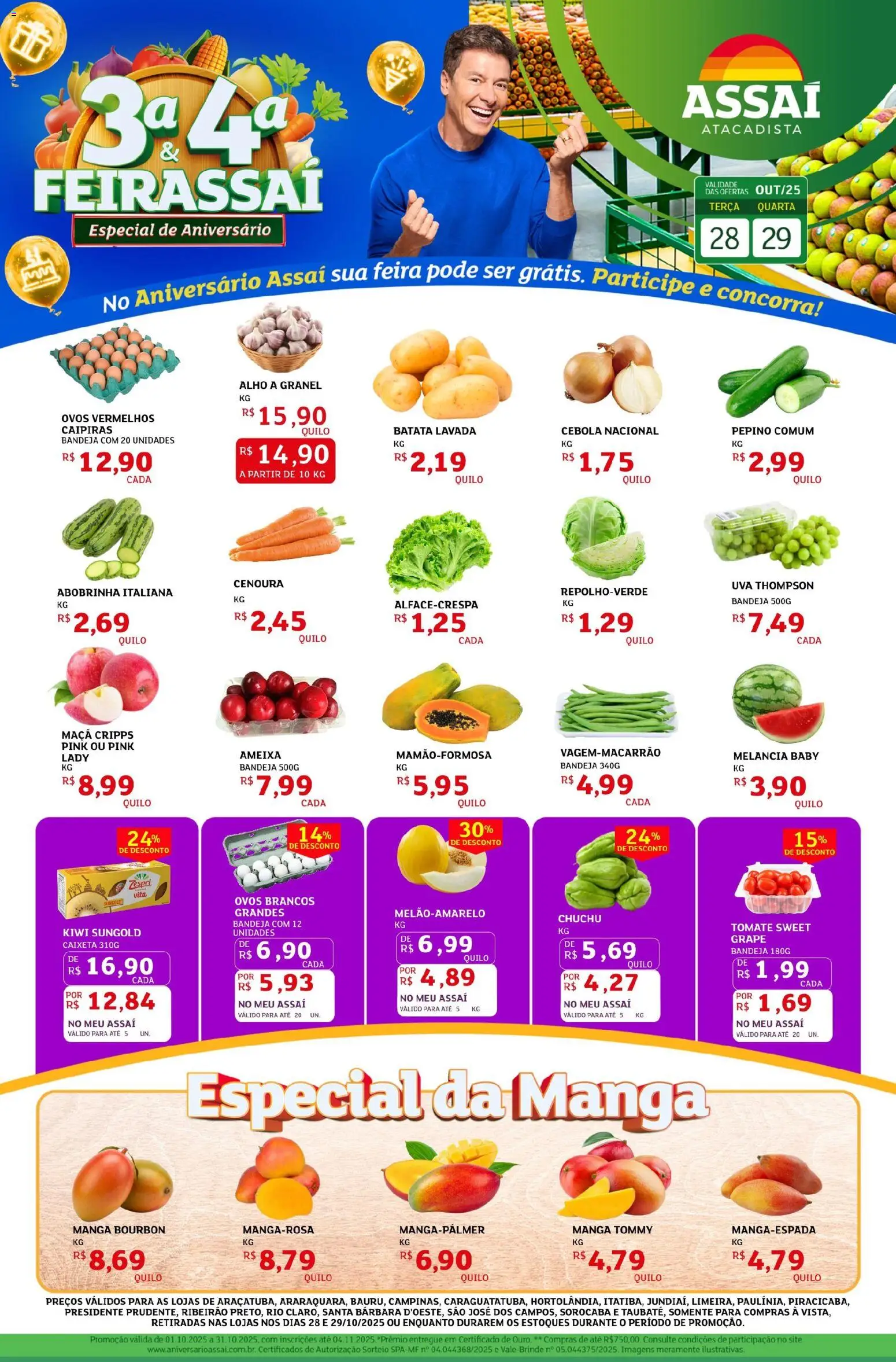 Assaí Atacadista folheto "Encarte - SP" válido a partir de 28/10/2025 - número de página 1