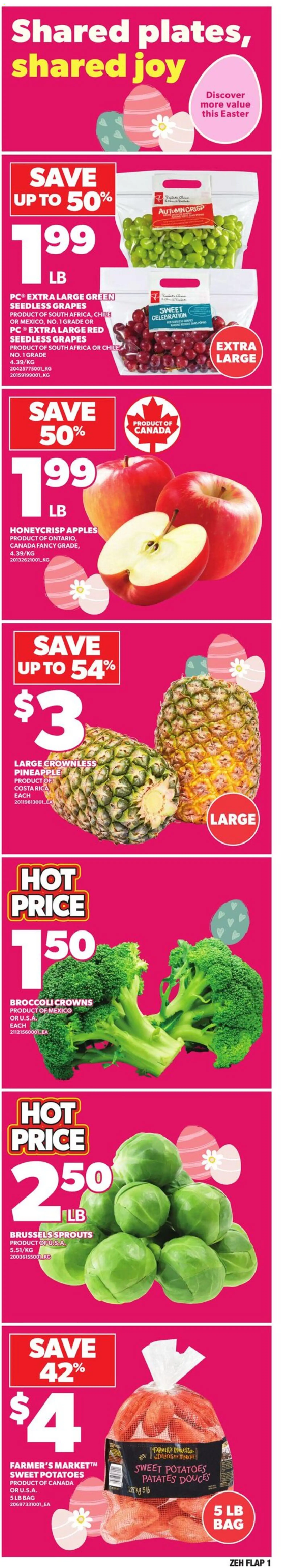 Preview of leaflet Zehrs weekly flyer / circulaire from shop Zehrs is valid from Apr 02, 2026