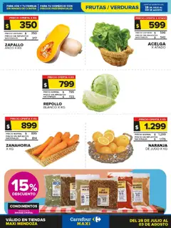 Vista previa del folleto de la tienda Carrefour Maxi válido desde el 28/07/2025 