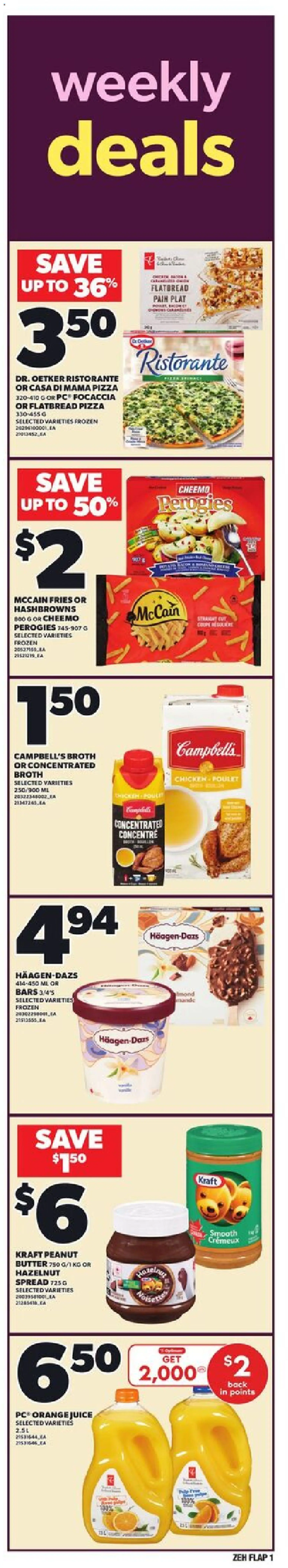 Preview of leaflet Weekly flyer / circulaire from shop Zehrs is valid from Dec 04, 2025