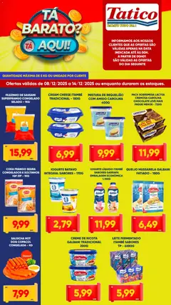 Pré-Visualização do folheto "Ofertas da semana" da loja Tatico válido a partir de 08/12/2025