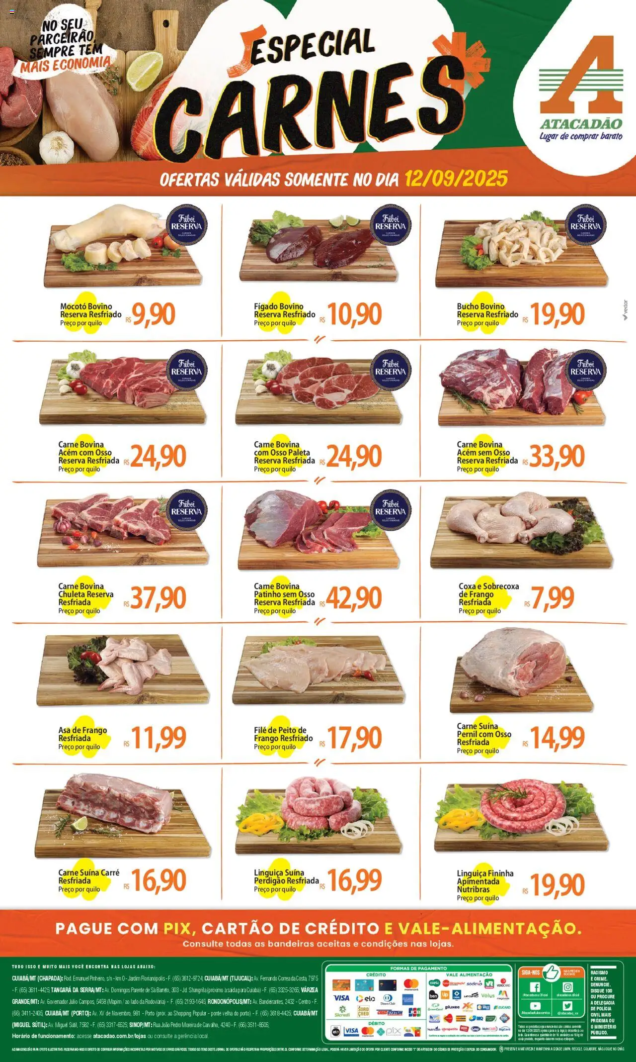 Atacadão folheto "Ofertas - MT" válido a partir de 12/09/2025 - número de página 1