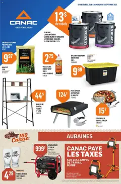 Preview of leaflet Circulaire from shop Canac is valid from Sep 04, 2025