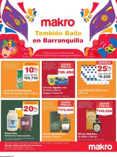  Vista previa del prospecto Makro también baila en Barranquilla del almacen Makro válida del 09/02/2026 al 13/02/2026