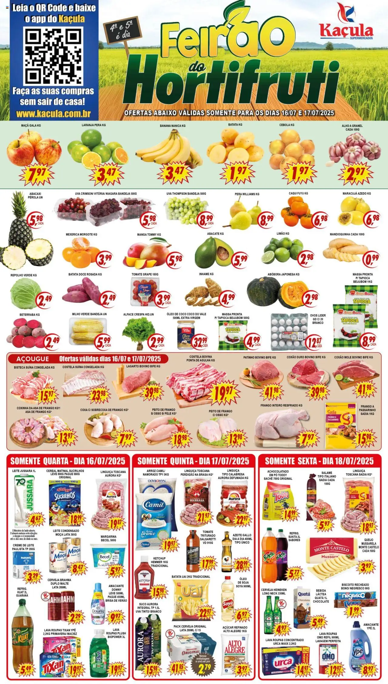Kaçula folheto "Ofertas da semana" válido a partir de 16/07/2025 - número de página 1