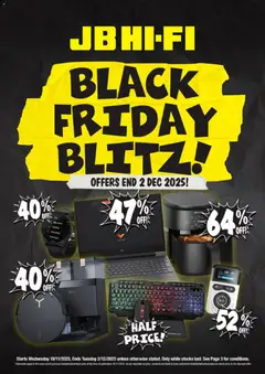 Preview of catalogue Black Friday from shop JB Hi-Fi valid 19 Nov 2025