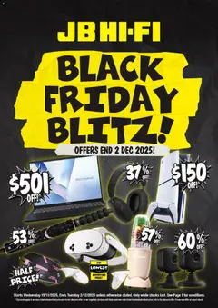 Preview of catalogue Black Friday from shop JB Hi-Fi valid 19 Nov 2025