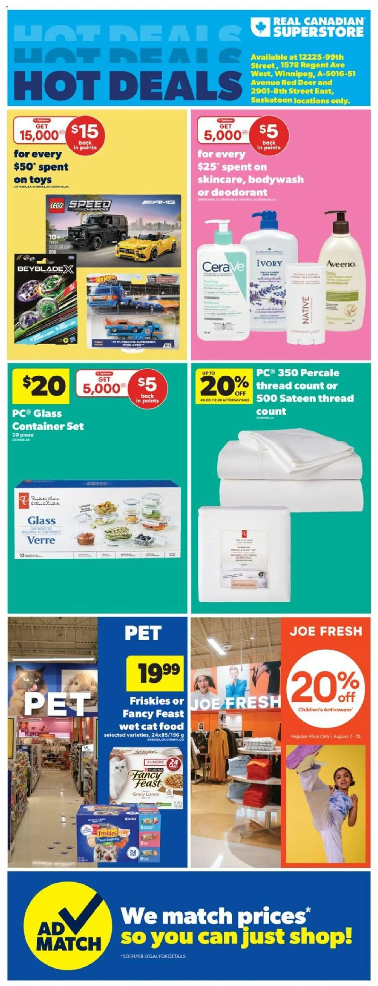 Real Canadian Superstore flyer valid from Aug 07, 2025 - page number 1