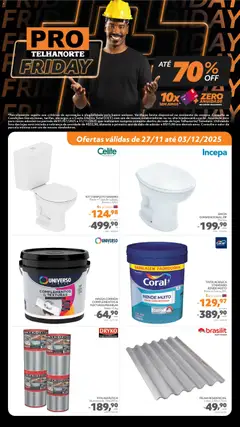Pré-Visualização do folheto "Black Friday" da loja Telhanorte válido a partir de 27/11/2025