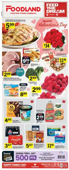 Preview of leaflet Weekly Flyer - PE from shop Foodland is valid from Feb 12, 2026