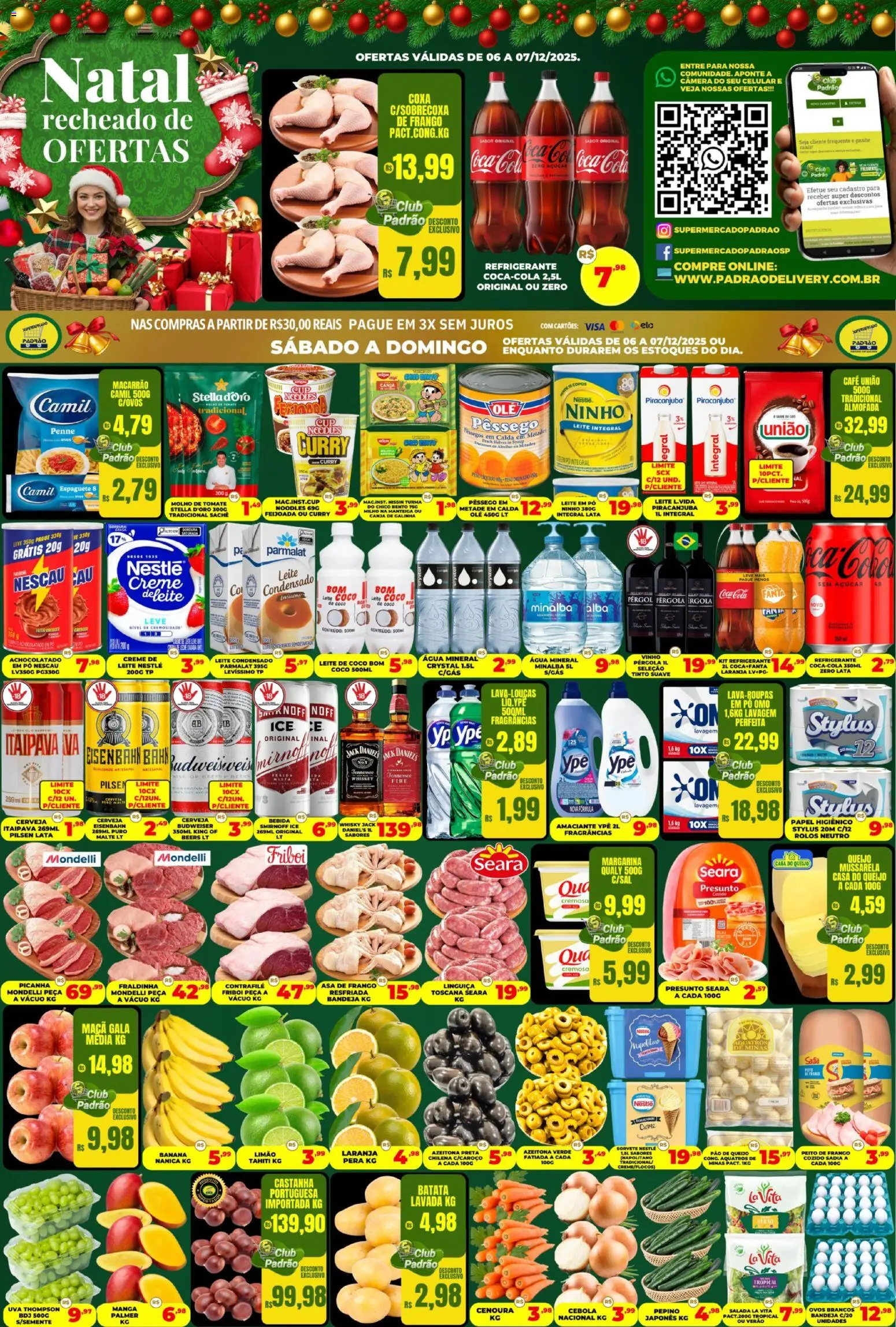 Pré-Visualização do folheto "Ofertas da semana" da loja Supermercado Padrão válido a partir de 06/12/2025