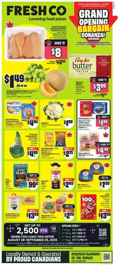 Un aperçu du dépliant Weekly Flyer - ON du magasin FreshCo est valide à partir 11 sept. 2025