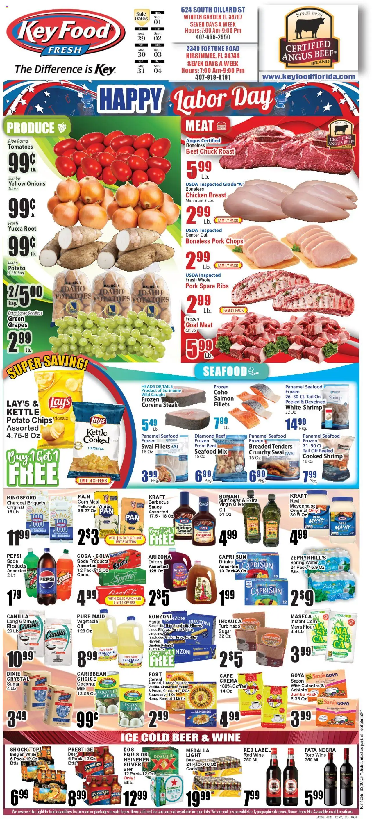 Key Food Weekly Circular (08/29/2025) >> Weekly Ad - Page number 1