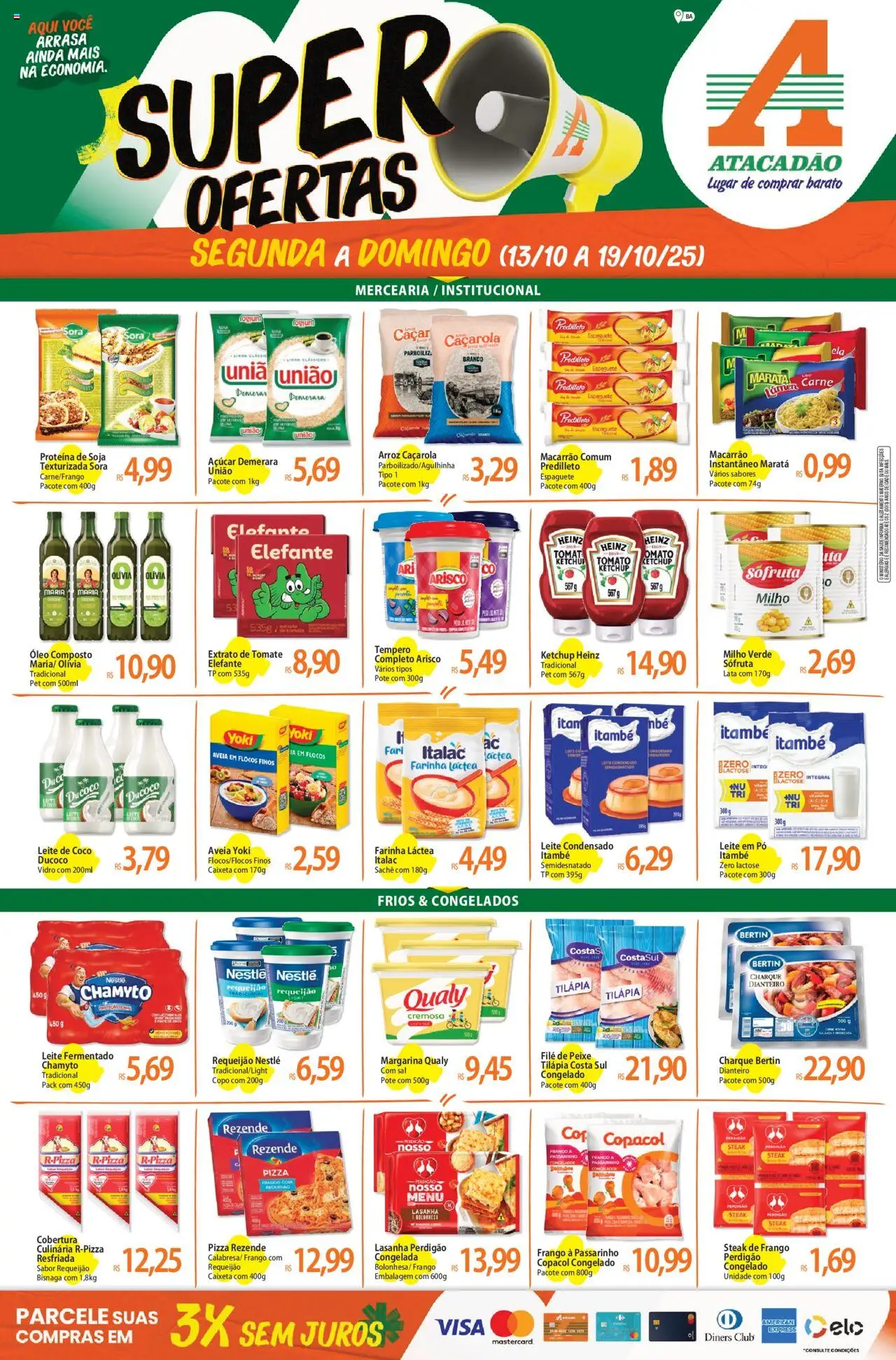 Atacadão folheto "Ofertas - BA" válido a partir de 13/10/2025 - número de página 1