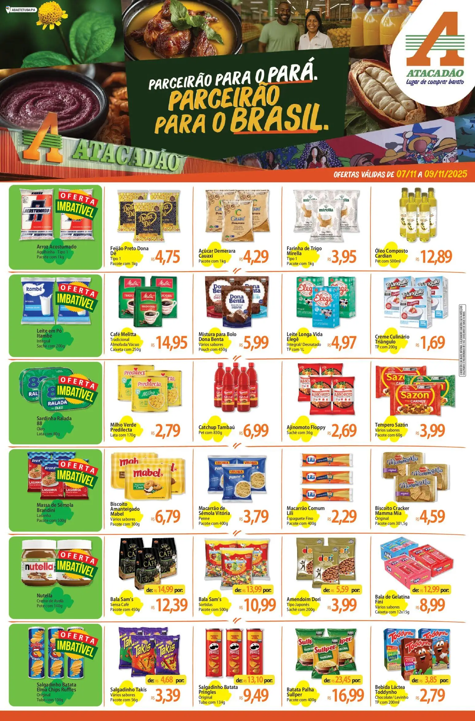 Pré-Visualização do folheto "Ofertas - PA" da loja Atacadão válido a partir de 07/11/2025