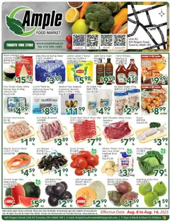 Preview of leaflet Weekly flyer Toronto York from shop Ample Food Market is valid from Aug 08, 2025