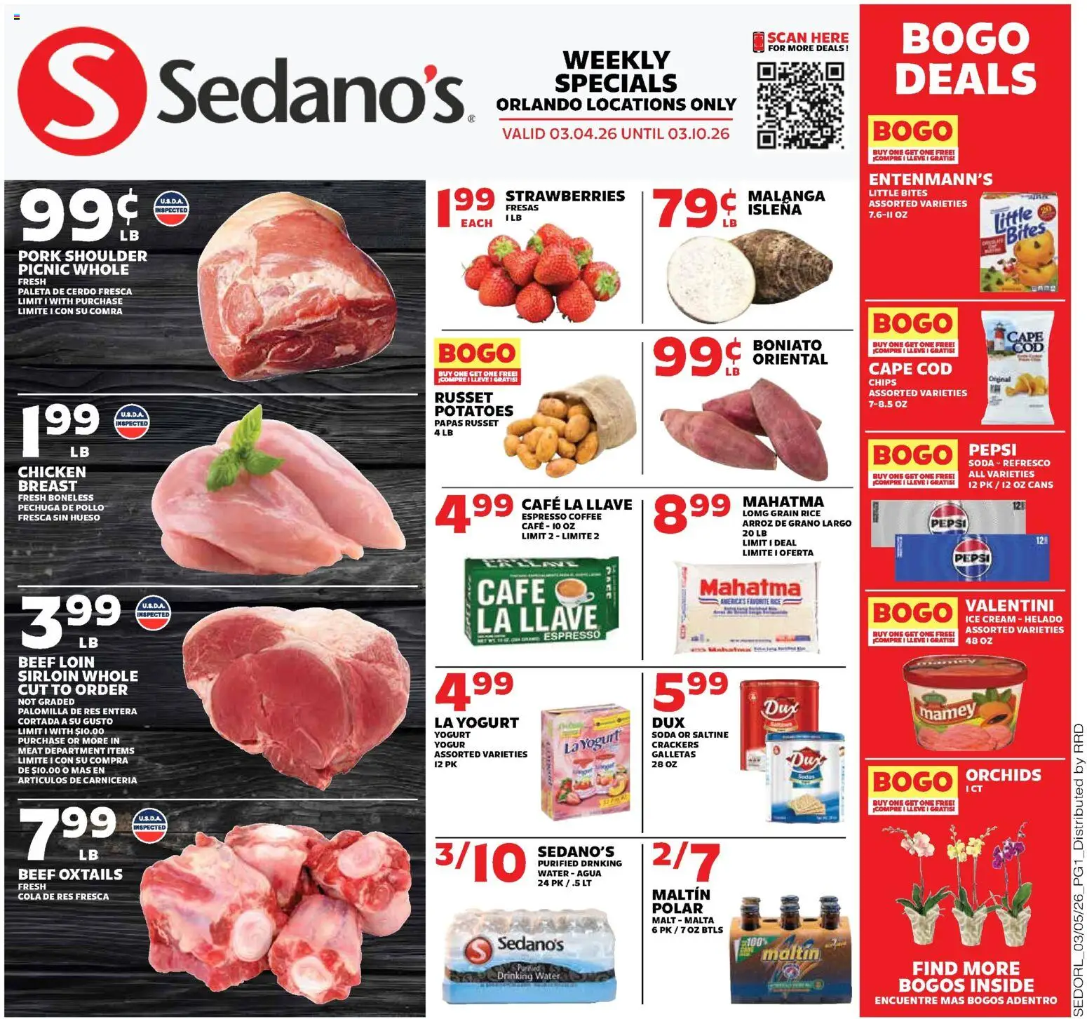Ad Preview of Sedano's Sedano's Weekly Ad from 03/04/2026