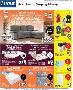 Un aperçu du dépliant Weekly Flyer du magasin JYSK est valide à partir 23 oct. 2025