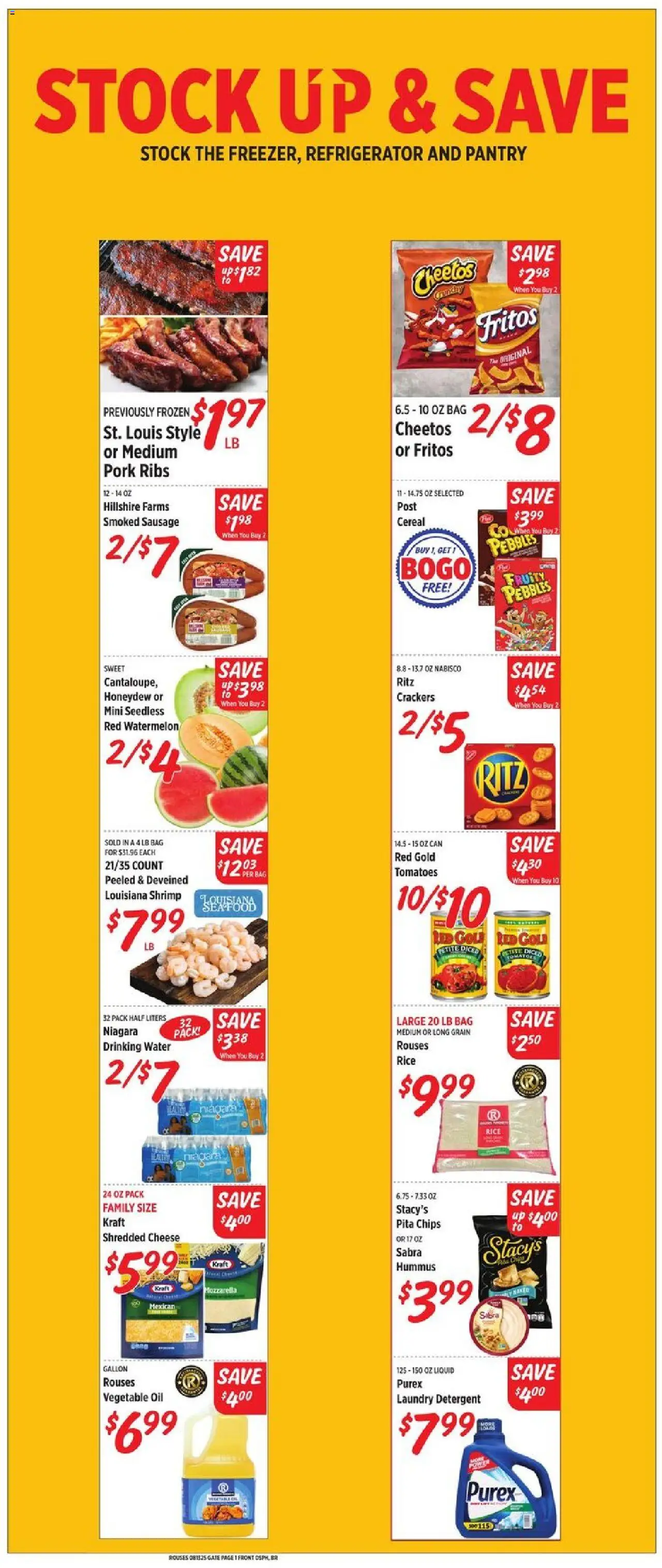 Rouses Weekly Ad from 08/13/2025 - Flyer - Page number 1