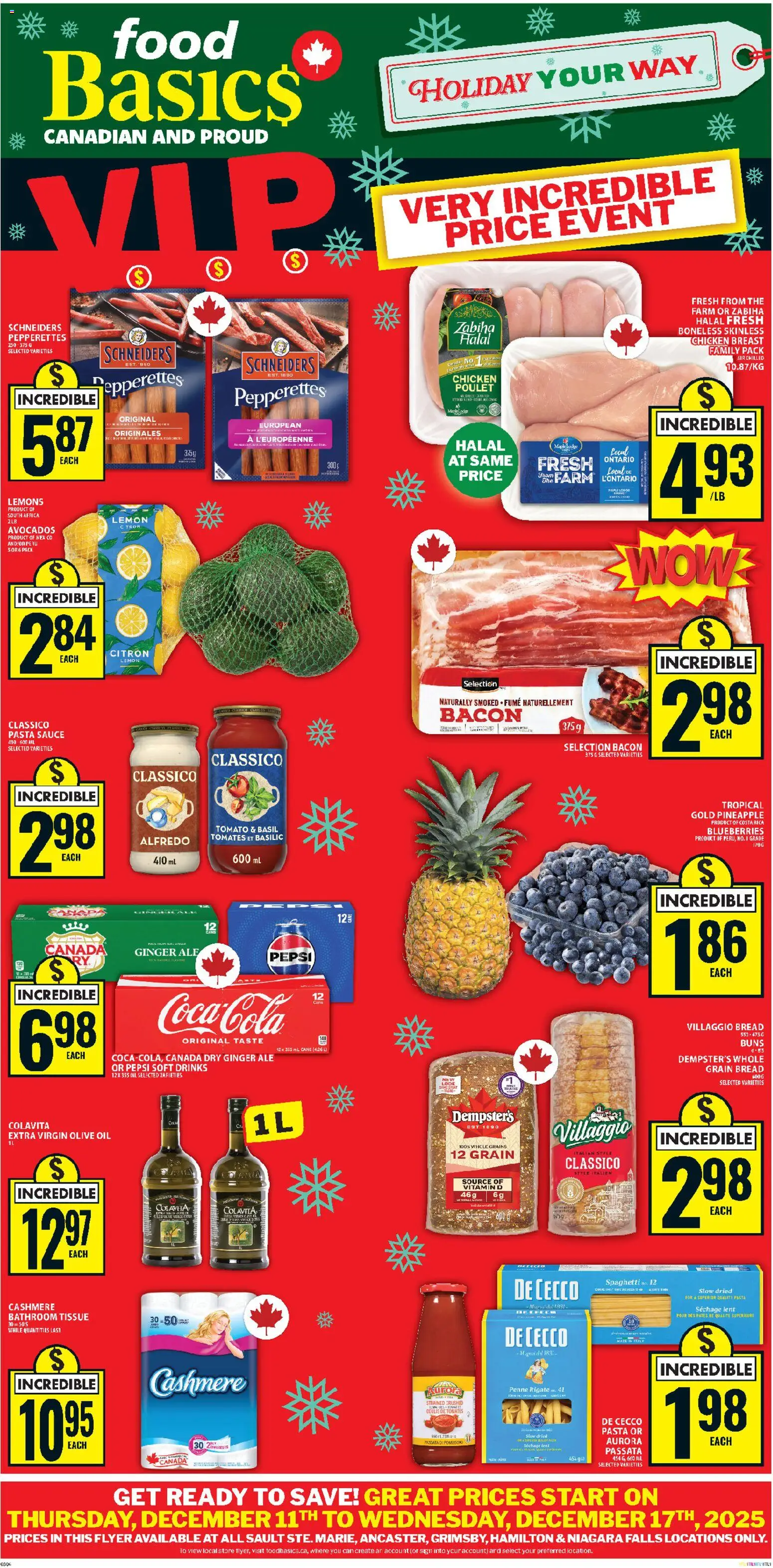 Preview of leaflet Ancaster from shop Food Basics is valid from Dec 11, 2025
