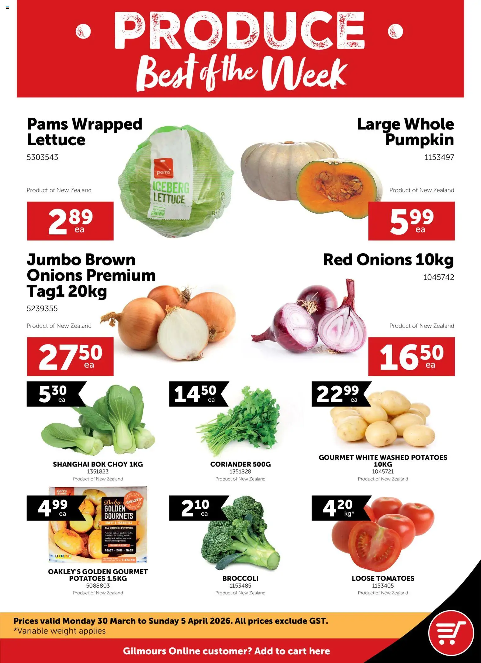 Preview of catalogue Gilmours catalogue from shop Gilmours valid 30 Mar 2026