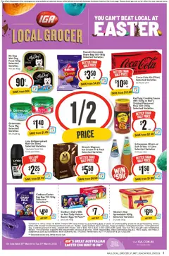 Preview of catalogue IGA Local Grocer WA from shop IGA valid 25/03/2026