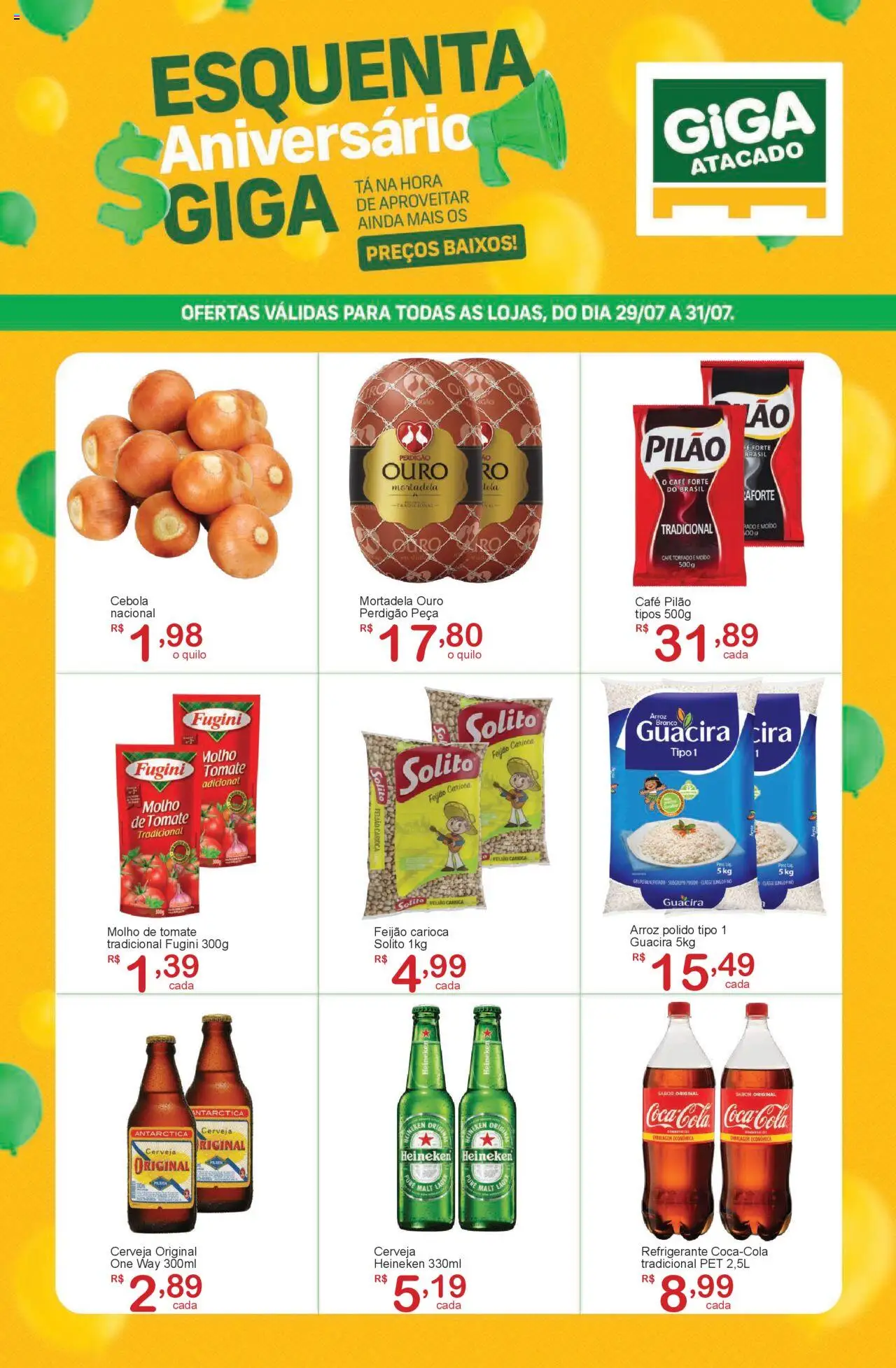 GIGA Atacado folheto "Ofertas da semana" válido a partir de 29/07/2025 - número de página 1