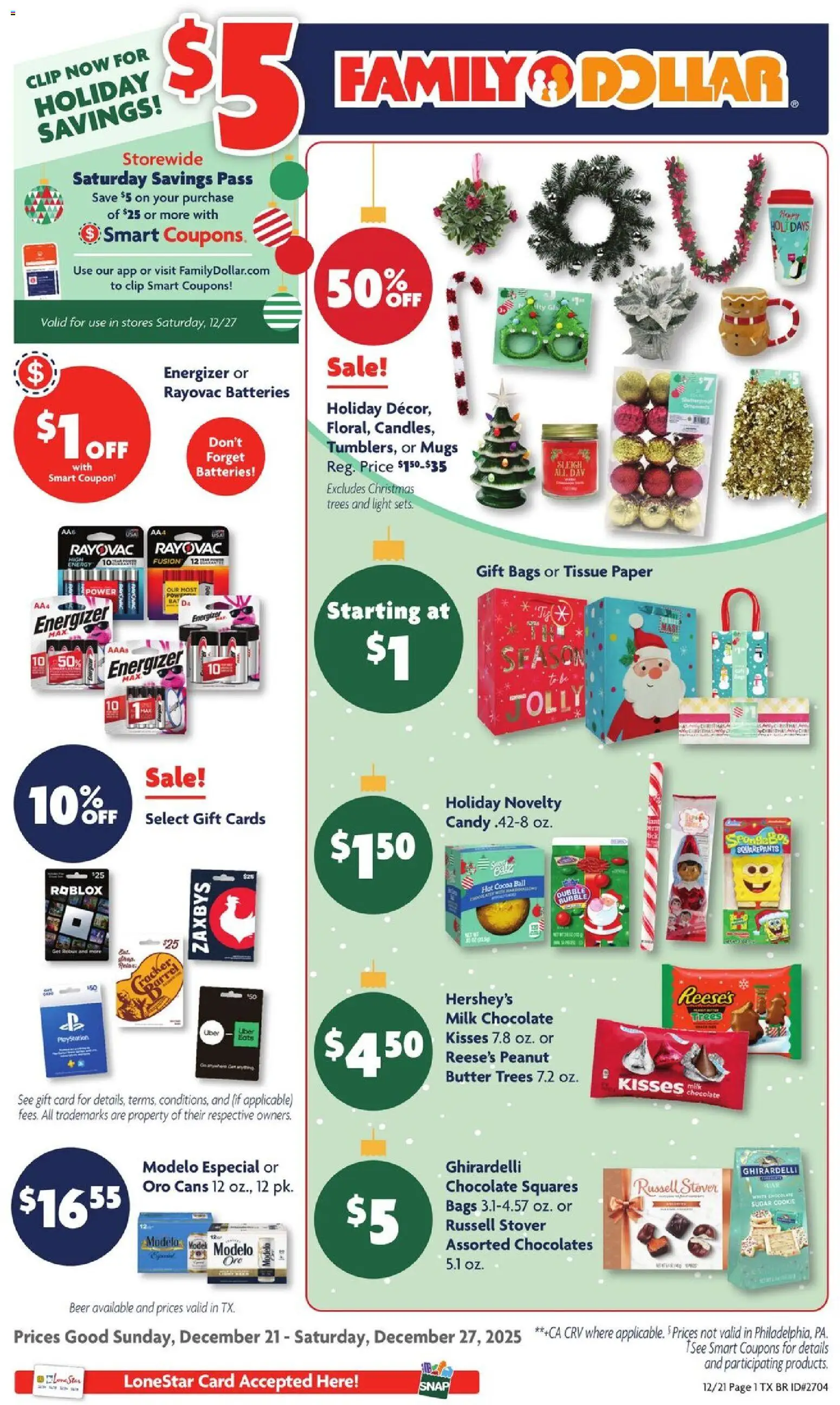 Ad Preview of Family Dollar Weekly Ad from 12/21/2025
