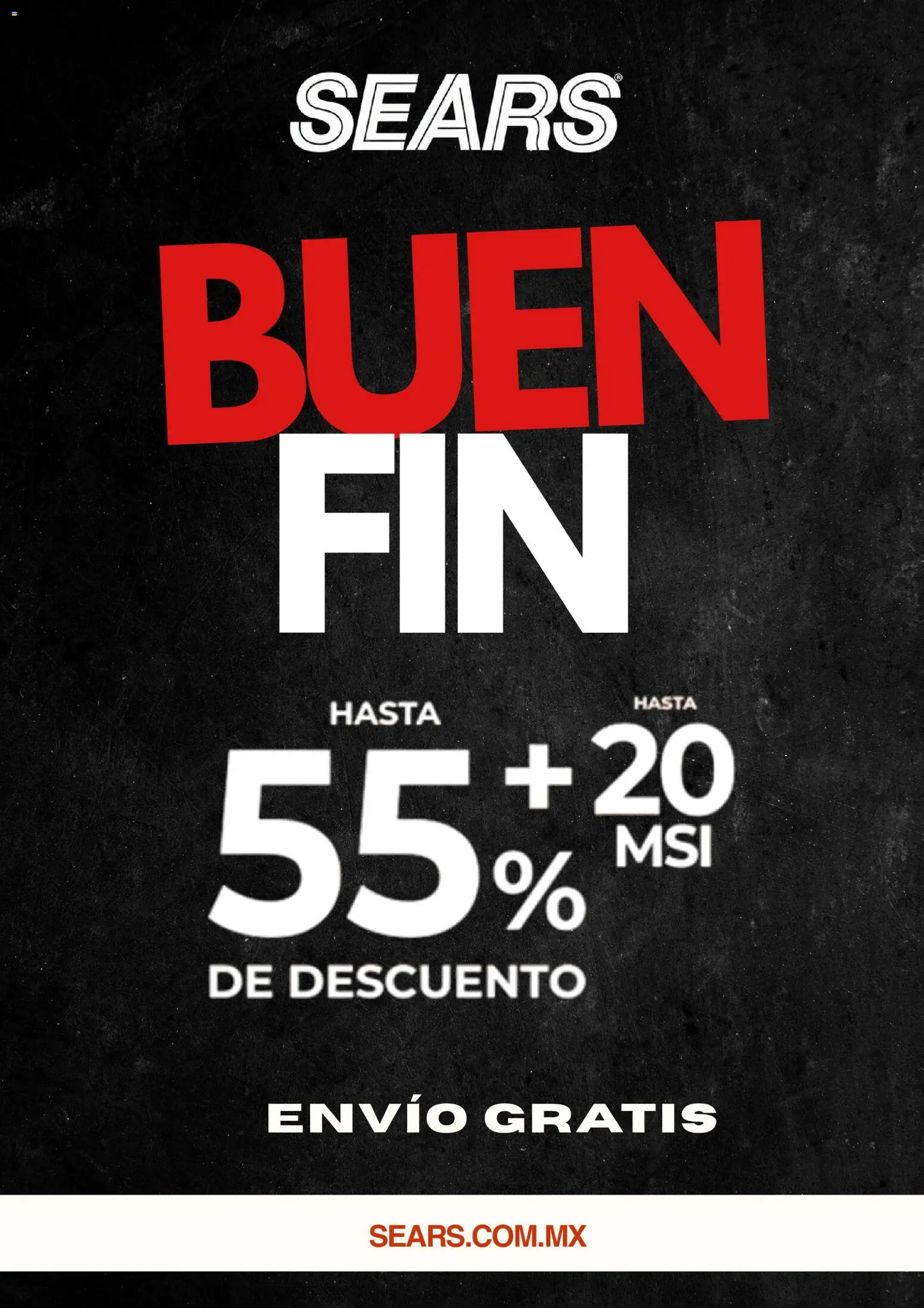 Vista previa las ofertas de la tienda Sears - Buen Fin desde el 13/11/2025 