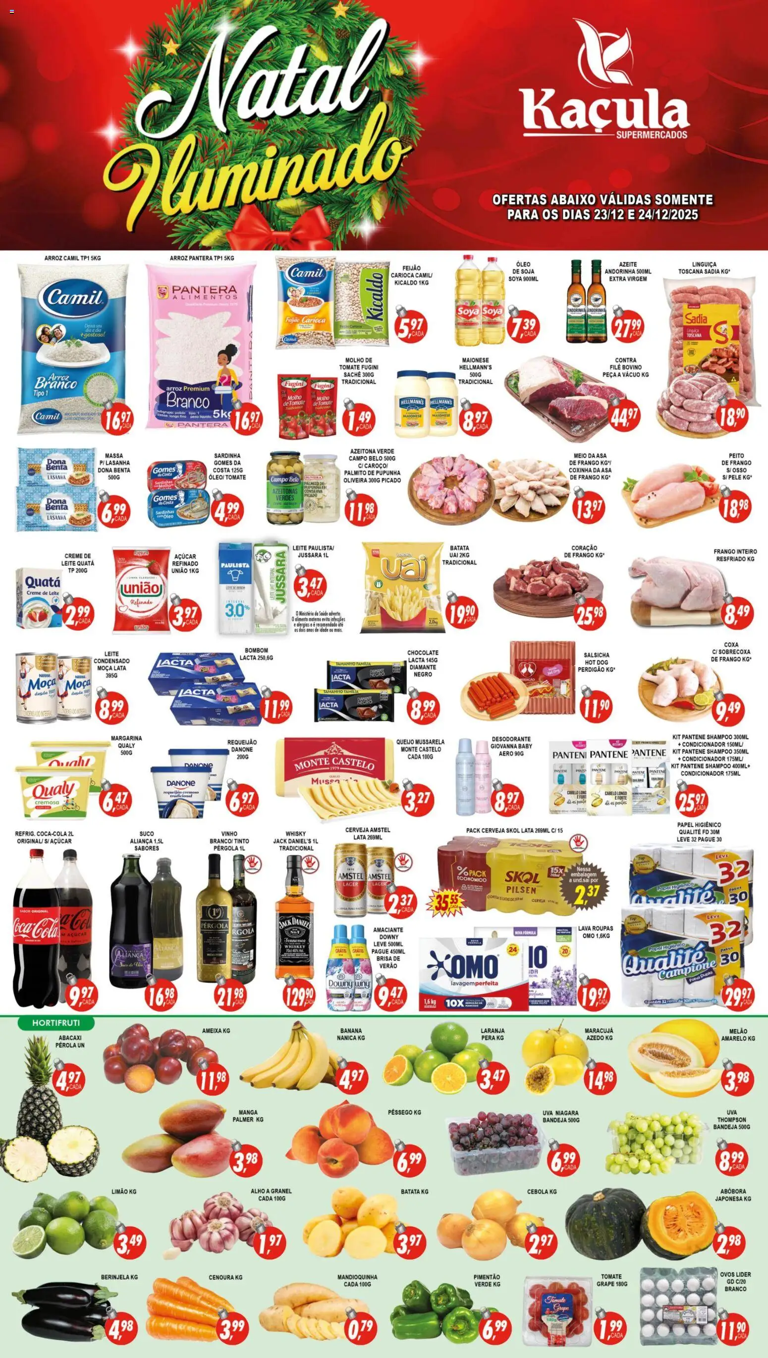 Pré-Visualização do folheto "Ofertas da semana" da loja Kaçula válido a partir de 23/12/2025
